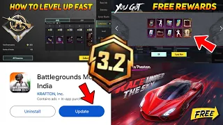 😱 BGMI 3.2 UPDATE FREE TRICK AND REWARDS | SUPERCAR CRATE OPENING