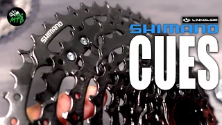 2 of 4 - Shimano CUES Cassette, New Shimano LINKGLIDE Design - U6000 Cassette 11-50T Quick Check