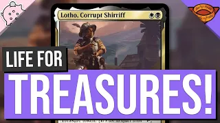 Life for Treasures | Lotho Corrupt Shirriff | Lord of the Rings Tales of Middle-Earth Spoilers | MTG