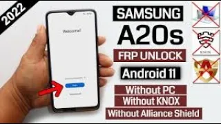 Samsung A20s FRP Bypass new technique