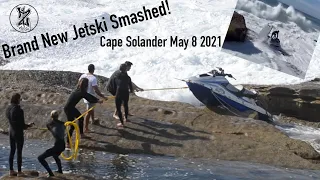 Brand New Jetski Smashed on rocks at 10ft Cape Solander  May 8 2021