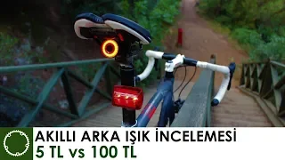 5 TL VS 100 TL - AKILLI BİSİKLET IŞIĞI İNCELEMESİ - XANES & BANGGOOD