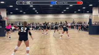 Us vs Carolina Team, 2024-04-27, Day 1, Match 1, 1st Set Match 1