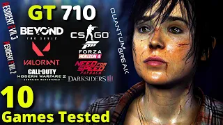 Nvidia Geforce GT 710 - 10 Games Tested | GT 710 OC (Part 3)