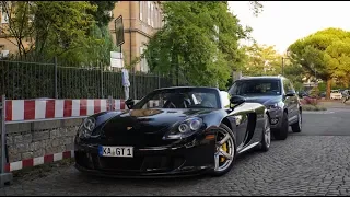 Porsche Carrera GT Start up + driving