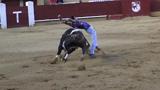 Avila 2021Concurso Nacional de Recortadores, novillos de Monteviejo 4º