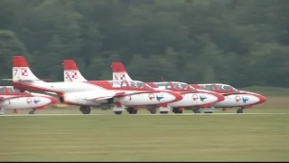 Arrival + Display Polish Air Force Team Iskry [Biało-Czerwone Iskry] @ Piknik lotniczy Świdwin 2015