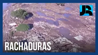 Rachaduras e movimentos de terra são identificados após enchentes em Cruzeiro do Sul (RS)