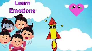 Emotions for toddlers with 2d-Animation | Happy ,Sad ,Angry  | Preschool Learning