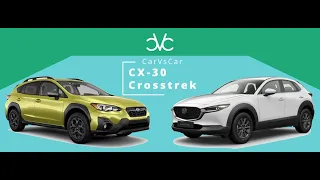 Mazda CX-30 2.5 S AWD 2022 vs Subaru Crosstrek Base Manual 2022