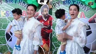 Gauhar Khan With Son At Laksshya Kapoor Birthday Celebration