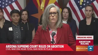 Gov. Hobbs, officials react to Arizona Supreme Court ruling on abortion law