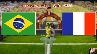 PES 2021 - Brazil vs France FINAL - FIFA World Cup 2022 - Full Match - All Goals HD - efootball game