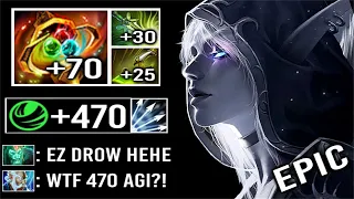 WTF +470 AGI 100% SLOW APEX Drow Ranger Crazy Pause Flex Comeback Karma Melt Enemy Like a Pro Dota 2