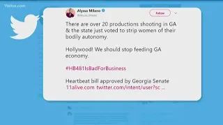 Alyssa Milano to Hollywood: Get out of Georgia