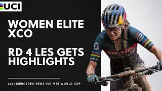 Round 4 - Women Elite XCO Les Gets Highlights | 2021 Mercedes-Benz UCI MTB World Cup