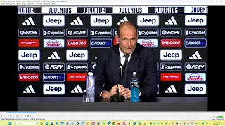 VIDEOCONFERENZA ALLEGRI VIGILIA ATALANTA JUVENTUS 30 09 2023