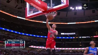 Zach LaVine Destroys the Rim With Fastbreak Windmill Dunk