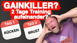 2 TAGE TRAINING NACHEINANDER KILLEN DEINE GAINS!!!