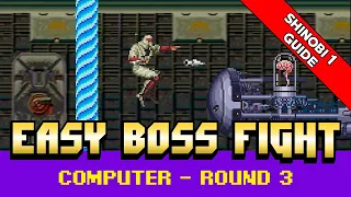 How to Defeat the Computer - Sega Genesis The Revenge of Shinobi Boss - Round 3