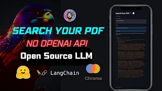 Search Your PDF App using Langchain, ChromaDB, and Open Source LLM: No OpenAI API (Runs on CPU)