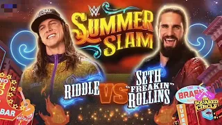 WWE SummerSlam 2022 Riddle vs Seth Rollins Full match - WWE 2K22 (PS4 Gameplay)