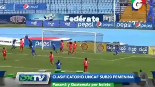 Clasificatorio Sub20 Femenina: Guatemala vs Panamá, por el boleto.