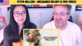 Peter Hollens - Unchained Melody (Lyric Video) - FIRST TIME REACTION - 🇩🇰NielsensTV