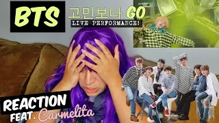 BTS - Go Go (고민보다 Go) Comeback Music Bank REACTION with Carmelita