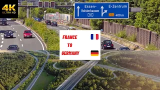 FRANCE TO GERMANY FRANKFURT  || DRIVING ON THE AUTOBAHN || SEPTEMBER 2022 ||