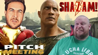 Shazam Pitch Meeting REACTION AND Black Adam Trailer REACTION - Who's amped for Black Adam!?