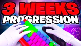 My 3 WEEK Controller to Keyboard and Mouse Progression Fortnite! + Handcam