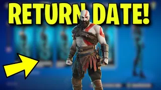 KRATOS SKIN RETURN DATE in FORTNITE ITEM SHOP! (Kratos Bundle Returning in Season 2)