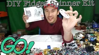 Coolest DIY Fidget Spinner Kit by Magik Toys- Review/Unboxing/How to