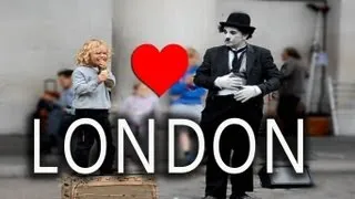 Funny London Street Performer