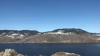 Longest Train I have ever seen by the Kamloops Lake BC Canada