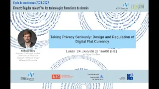 Taking Privacy Seriously: Design and Regulation of Digital Flat Currency