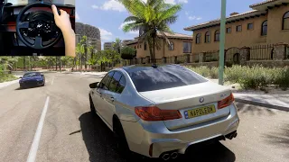 BMW M5 2018 - Forza Horizon 5 | Thrustmaster T300RS gameplay