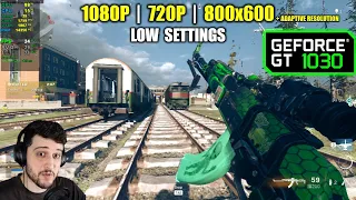 GT 1030 | COD Warzone - Season 3 - 1080p, 720p, 800x600 + Adaptive Resolution