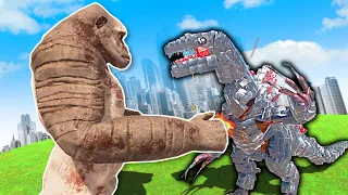 GODZILLA vs KONG Battle in Animal Revolt Battle Simulator!