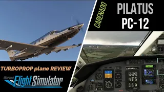 MSFS2020 • Pilatus PC-12 • by Carenado • payware plane review • Turpoprop • LFTO - LFRZ