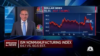 ISM non-manufacturing index reaches record high for July