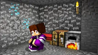 ПОЧЕМУ ЖИТЕЛИ ЗАКРЫЛИ МЕНЯ В ШАХТЕ В МАЙНКРАФТ 100% троллинг ловушка minecraft