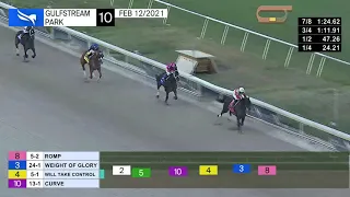 Gulfstream Park February 12, 2021 Race 10