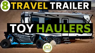 8 Amazing Travel Trailers with a Toy Hauler