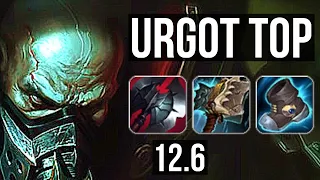 URGOT vs SINGED (TOP) | Rank 1 Urgot, 1.8M mastery, 8/1/2, 800+ games | EUW Challenger | 12.6