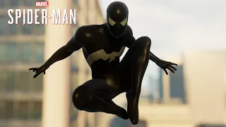 Spider-Man PC - Spider-Man 3 Unused Black Suit MOD Free Roam Gameplay!
