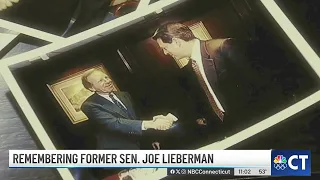 Connecticut officials reflect on the legacy of former Senator Joseph Lieberman