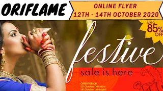 Oriflame Online Flyer October 2020, Festive Sale 12th to 14th October 2020