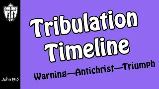 Tribulation Timeline: Warning--Antichrist--Triumph